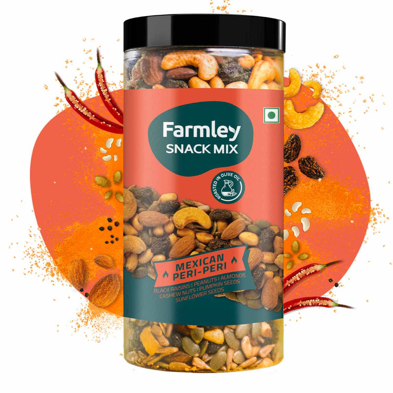 Combo - Peri - Peri Party Mix(405 g) + Thai Chilli Cashews(200 g) + Black Pepper Cashews(200 g) + Berry Mix(200 g)