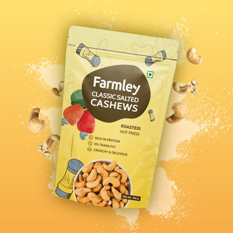 Roasted & Salted Cashews 200 g & Roasted Almonds 200 g